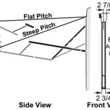 Carefree R001643BLK Awning Arm Assembly, 8 feet Length x 8 feet Extension