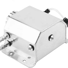 Ejoyous Car Modified 1L Alloy Aluminum Coolant Tank,Engine Oil Catch Can Breather Tank Bottle Polished Square Type