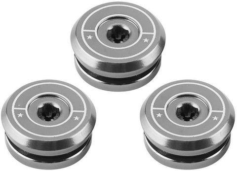 Qii lu Aluminum Motorcycle Intake Decorative Bolt, Motorbike Screw Nuts for Xmax 300 (Titanium Color)