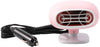 Wakauto 12V Car Heater Anti-fog Safe Driving Portable ABS Car Heater Defroster Warmer for Winter (Pink)