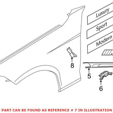 Genuine OEM Hood Scoop for BMW 51747381993