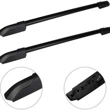ECCPP Roof Top Crossbar Rails Set Fit for Honda Pilot 3.5L 2009-2015,Aluminum Roof Rack Side Rails Luggage Cargo Carrier Rails