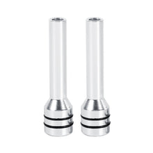 2 Pcs Car Lock Knob, Aluminum Interior Door Lock Knob Pull Pins for Car SUV Truck Automobile (Color : Silver)