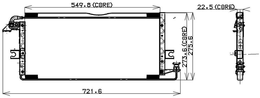 Denso 477-0119 Condenser