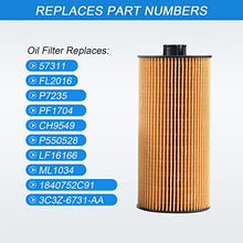 CARMOCAR FD4616 Fuel Filter and FL2016 Oil Filter Replacement for 2003-2007 Ford F250 F350 F450 F550 Super Duty 6.0L 2003-2005 Excursion 6.0L 3C3Z-9N184-CA 3C3Z-6731-AA FD4604