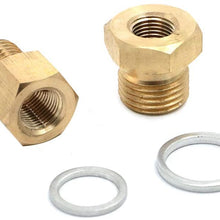 Alpha Rider Oil Pressure Coolant Temp Gauge Fitting Adapters Swap M12 M16 Fit LS LS1 Engine