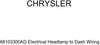 Genuine Chrysler 68103300AD Electrical Headlamp to Dash Wiring