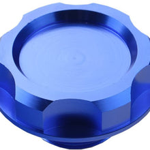 Dewhel Billet Engine Oil Fuel Filler Tank Cap Cover For Honda Acura Civic TL Color Black