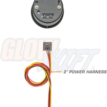 GlowShift Tinted 7 Color Volt Voltmeter Gauge - Voltage Range 8 - 18 Volts - Black Dial - Smoked Lens - 2-1/16" 52mm