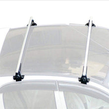 Ai CAR FUN Black Universal Roof Rack Cross Bar Top Roof Rail Luggage Cargo Rack Rails Carrier Rack Frame for Car SUV Pickup Truck