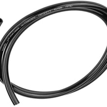 Fuel Line,Motorcycle Universal Non Braided Rubber Fuel Line Hose Petrol Oil Pipe 1m Long Car Accessories Black