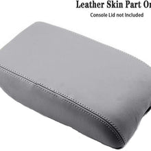 DSparts Center Console Lid Armrest Cover Leather for Toyota Avalon 2000-2004 Leather Part Only (Gray)