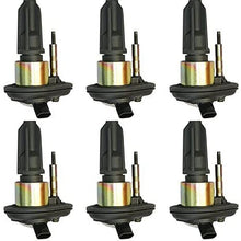 ECCPP Set of 6 Ignition Coils Pack Compatible With Chev-y Buick Rainier/GM-C/Hummer H3/ Isuzu/Oldsmobile Bravada/Saab 9-7X 2002-2009 Replacement for UF303 C1395