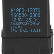 81980-12070 Flasher Relay, Flasher Relay Turn Signal for TOYOTA Replacement Auto Accessory