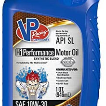 VP Racing Fuels 2955 API SL Hi-Performance Racing SAE 10W-30