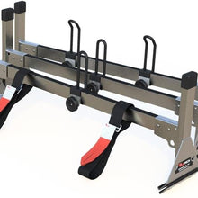 Vantech Steel H1 Rack 3 Bar System for a Chevy Express 1996-On White