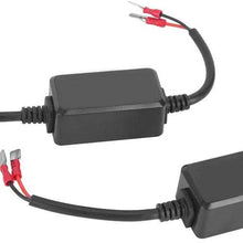 Acouto 12V-14V LED Light Decoder, H1/H3 Auto Car LED Light Decoder Headlight Error Free Canceller Anti-Flicker Resistors