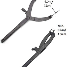 Spanner Wrench Clutch Wrench Adjustable Wrench Holder Hub Flywheel Sprocket Spanner Wrench Set Fan Clutch Removal Tool Tools Scooter Motorcycle Accessories
