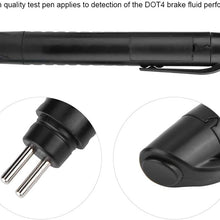 Terisass Brake Fluid Tester 1.5V 6.10.60 Inch Car Vehicle Brake Oil Fluid Tester Pen Automobile Diagnostic Test with 5 LED Indicators Universal(with Battery)