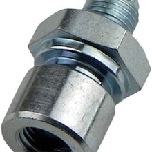 Inline Tube (E-11-9) -3AN Male to 7/16-24 Female SAE Brake Line Fitting Adapter for 1/4" HLF02 1pc (E-11-9)