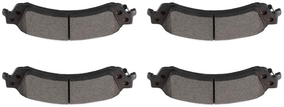 LSAILON Ceramic Brake Pads 4 Pcs Brake Kits Fit for Cadillac Escalade ESV/EXT,Chevrolet Avalanche/Suburban/Silverado 1500 Classic/Tahoe,GMC Sierra 1500 Classic/Yukon XL 1500