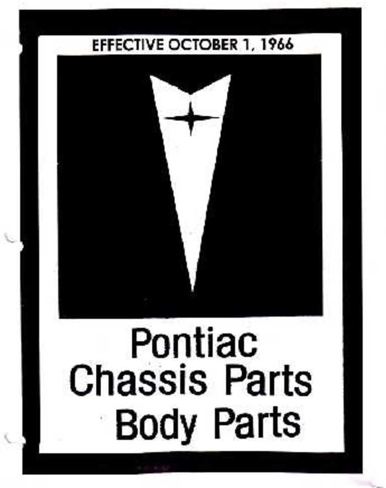 bishko automotive literature 1960 1963 1964 1965 1966 Pontiac Part Numbers Book List Guide Interchange Pics