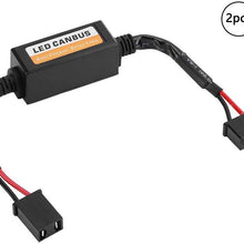 S-Seashell- Car Styling 2Pcs Led Canbus Headlight Decoder Device Anti-Flicker Resistors Error Canceller For H7 Decorative Lamp Car Accessory