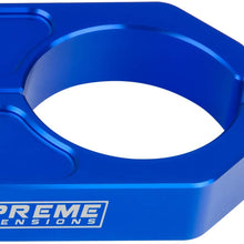 Supreme Suspensions - Blue Universal Billet T6 Aluminum Coilover Reservoir Brackets