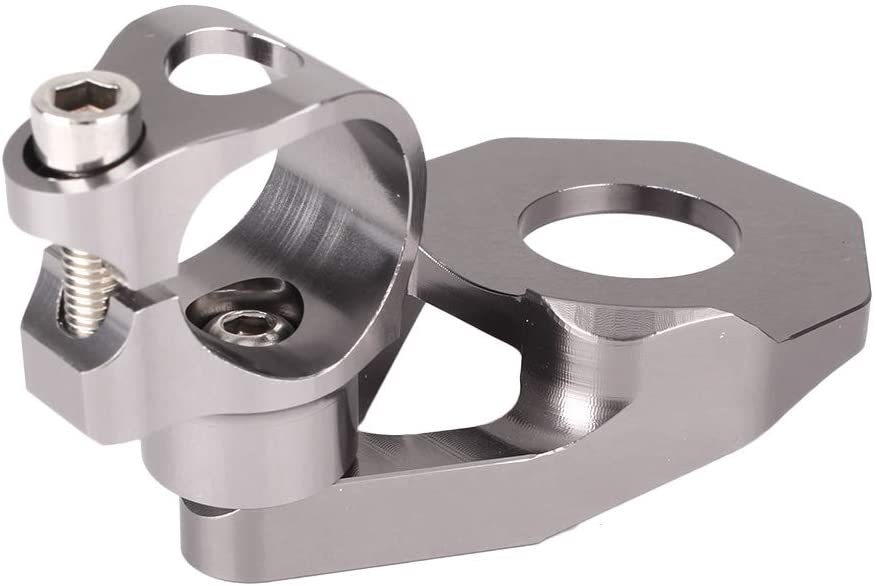 Mallofusa Motorcycle Stabilizer Steering Damper Bracket Mount Holder Kit Compatible for Honda CBR600RR 2005 2006 Silver