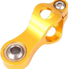 Mallofusa Motorcycle Stabilizer Steering Damper Bracket Mount Holder Kit Compatible for Kawasaki VERSYS 1000 2012 2013 2014 2015 2016 Gold