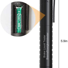 VXSCAN Brake Fluid Tester Diagnostic Testing Tool Automotive Brakes Brake Fluid Liquid Tester Pen Calibrated For DOT4 with 5 LED Indicator