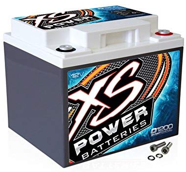 XS Power D1200 XS Series 12V 2600 Amp AGM High Output Battery with M6 Terminal Bolt