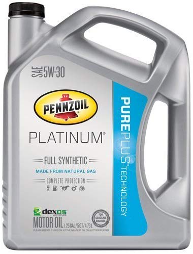 Pennzoil Platinum Full Synthetic Motor Oil 5W-30 – 5 Quart