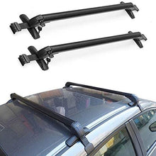 Catinbow 45'' Universal Aluminum Roof Rack Cross Bars Car Roof Racks Cargo Carrier Roof Rails for Luggage Rack with Lock 2 Pack