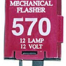 Peterson Manufacturing 570 Flasher (12-Light Electro-Mech, 2-Prong), 1 Pack