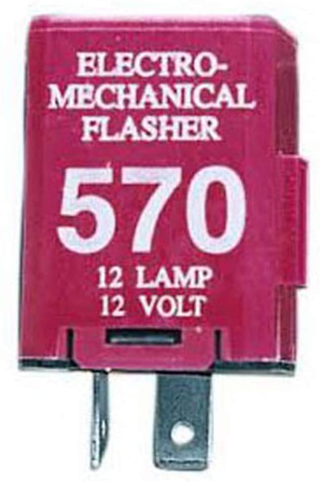 Peterson Manufacturing 570 Flasher (12-Light Electro-Mech, 2-Prong), 1 Pack