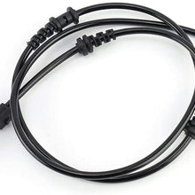 Qii lu ABS Plastic Car Front ABS Wheel Speed Sensor for Mercedes S-class 2219057100 2215400317(Black)