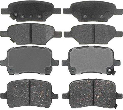 Prime Choice Auto Parts SMK1160-1033 Set of Front and Rear Semi-Metallic Brake Pads
