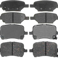 Prime Choice Auto Parts SMK1160-1033 Set of Front and Rear Semi-Metallic Brake Pads