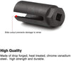 Apeixoto Oxygen Sensor Socket with Side Wire Cutout 3/8” Inch Drive x 7/8” (22mm) fits All Vehicle O2 Removal and Installation Offset Oxygen Sensor Socket