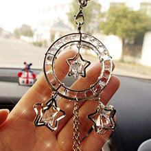 SZWGMY Car Auto Rearview Mirror Pendant Crystal Lucky Star Hanging Ornament Car Accessories Interior Decoration Home Decor … (B)