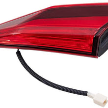 Brock Replacement Tail Light Assembly Compatible with 2016-2019 Civic Sedan Passengers Lid Mounted Tail Lamp 34150TBAA01 34150-TBA-A01