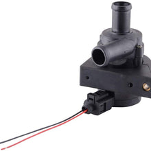 Cheriezing 1K0965561J Auxiliary Cooling Water Pump with Plug compatible with A3 A4 TT, VW Bettle CC Eos Golf GTI Jetta Passat Tiguan - 2.0T engine