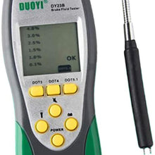 SANAZO- Car Brake Fluid Tester Oil Tester With 250Mm Goose Neck Detector 2.2In Lcd Display For Dot3/Dot4/Dot5 Car Brake Fluid Tester