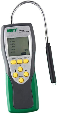 SANAZO- Car Brake Fluid Tester Oil Tester With 250Mm Goose Neck Detector 2.2In Lcd Display For Dot3/Dot4/Dot5 Car Brake Fluid Tester