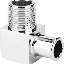 Heater Hose Fitting, Aluminum Alloy Heater Hose Fitting 90 Degree Connector 1/2in NPT to 5/8in Hose Barb