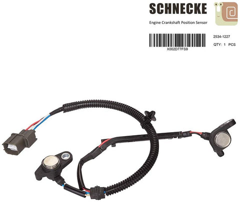 Schnecke 1PCS Crank shaft Crankshaft Position Sensor Compatible with ACURA 1997 CL 98-99 CL HONDA 98-02 ACCORD 10-12 ACCORD 08-12 ACCORD 96-97 ODYSSEY 1998 ODYSSEY 96-01 PRELUDE 1996 PRELUDE