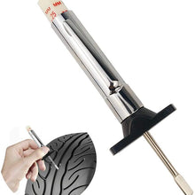 DishyKooker 0-25mm Tire Tread Depth Gauge Standard Metric Checker for Motorbike Truck Car