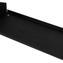 R1194 Rack Shelf Black Steel (3U, Non-Vented)