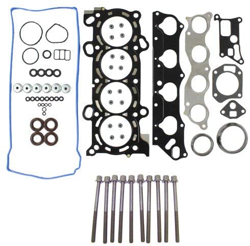 DNJ Head Gasket Set with Head Bolt Kit For 2006-2011 for Honda Civic 2.0L 1998cc 122cid L4 DOHC